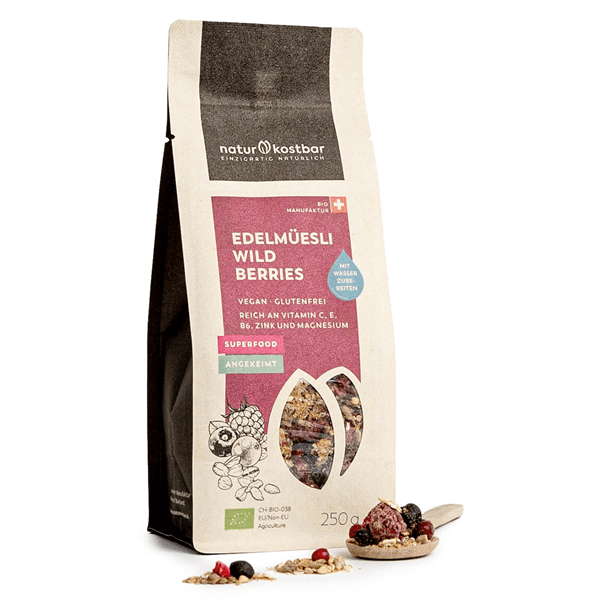 Edelmüesli Wild Berries Bio Naturkostbar 250g