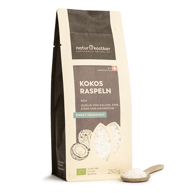 Coconut flakes organic Naturkostbar Coconut flakes organic Naturkostbar