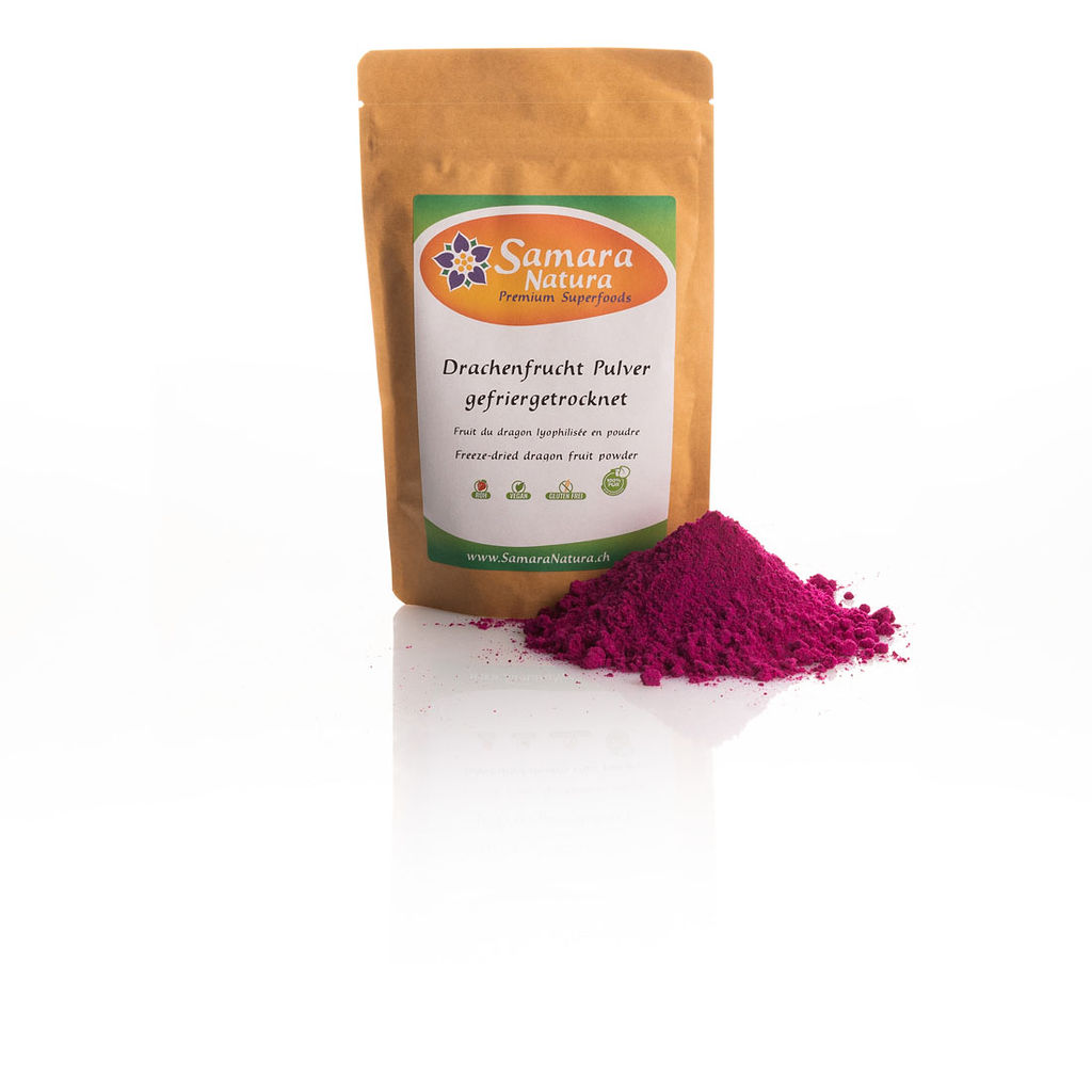 Drachenfruchtpulver-rot-gefriergetrocknet-Bio-1 Dragon fruit powder red freeze-dried organic 1