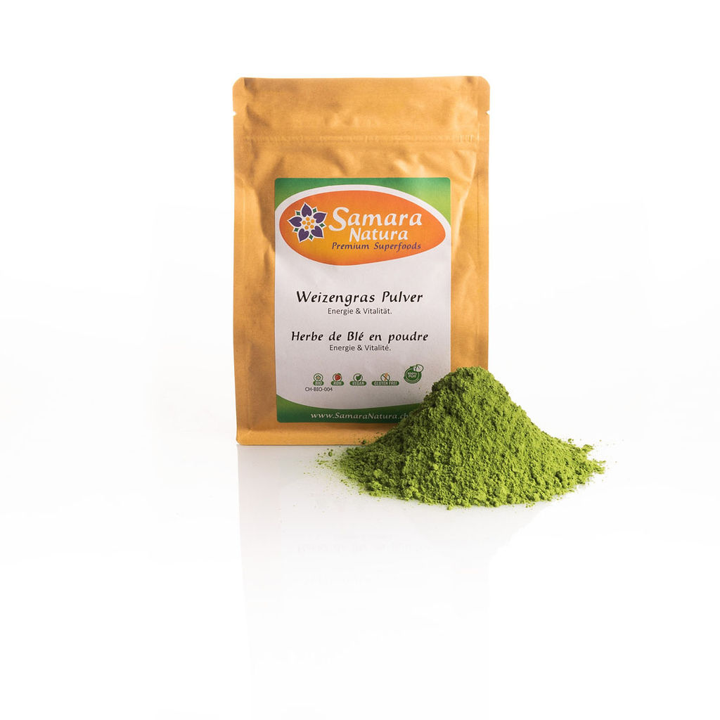 Weizengras-Pulver-Bio-1 Wheatgrass powder organic 1