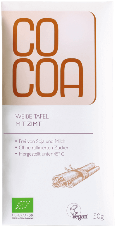 COCOA-weisse-Schokolade-mit-Zimt COCOA weisse Schokolade mit Zimt
