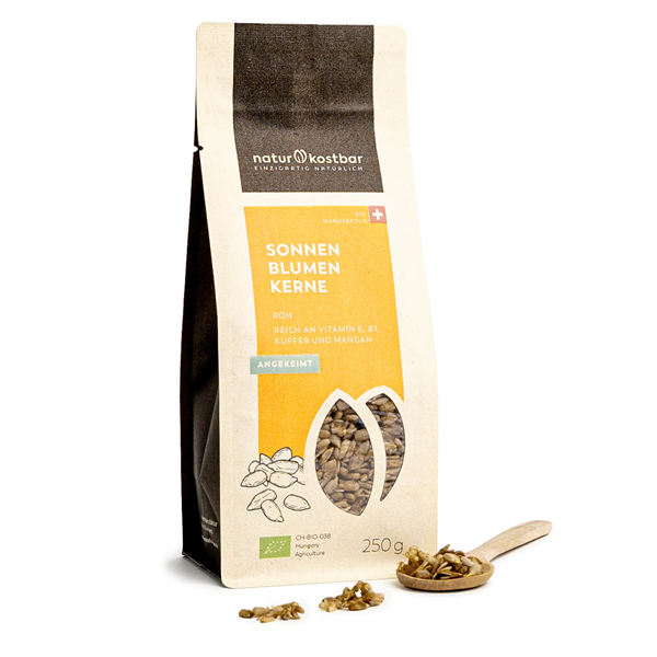 Sunflower seeds sprouted organic Naturkostbar