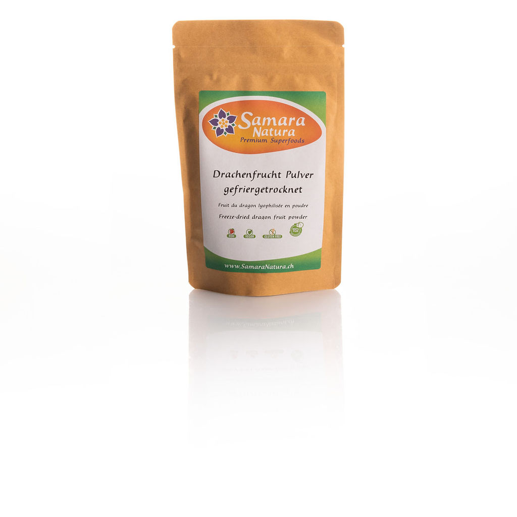 Drachenfruchtpulver-rot-gefriergetrocknet-Bio-3 Dragon fruit powder red freeze-dried organic 3