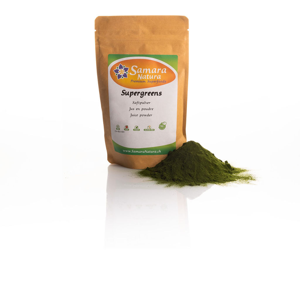 Supergreens juice powder Organic 1