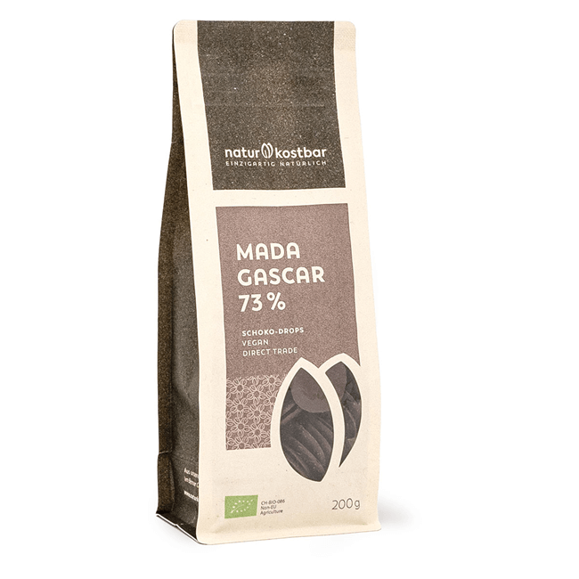 Schoko-Drops Madagaskar Bio Naturkostbar 200g Schoko-Drops Madagaskar Bio Naturkostbar 200g