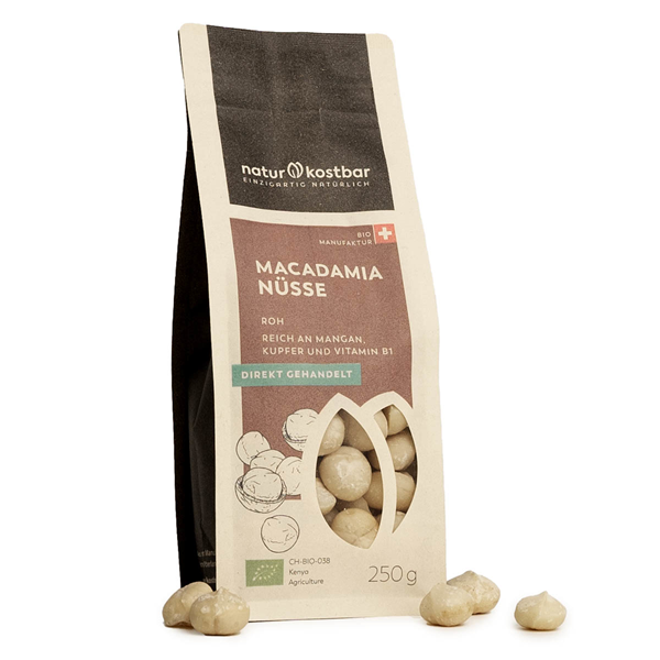 Macadamia nuts organic Naturkostbar