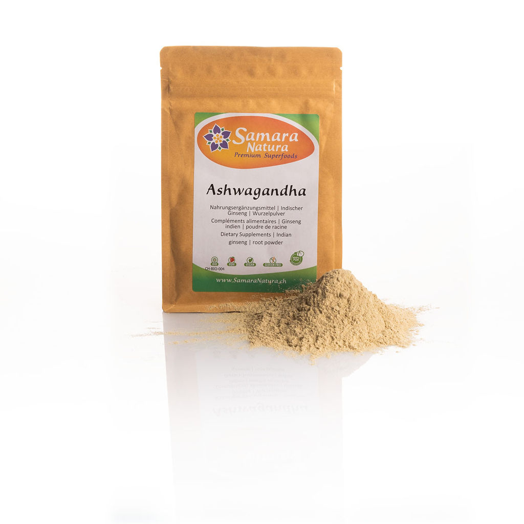 Ashwagandha-Pulver-Bio-1 Ashwagandha en poudre Bio 1