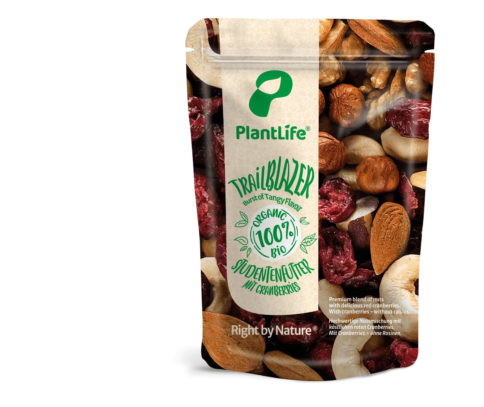 Studentenfutter-Cranberries-Bio-Beutel Studentenfutter Cranberries Bio Beutel